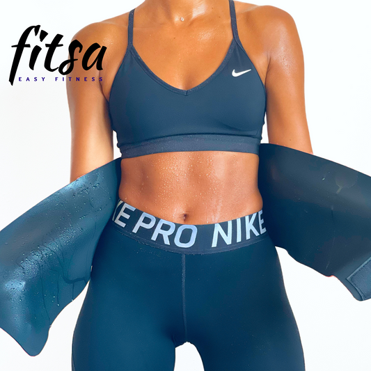 Cinta sauna ajustável com Velcro