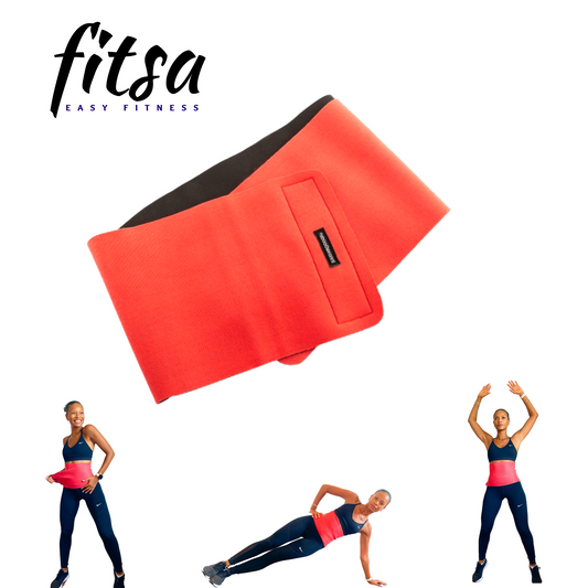 Cinta sauna ajustável com Velcro